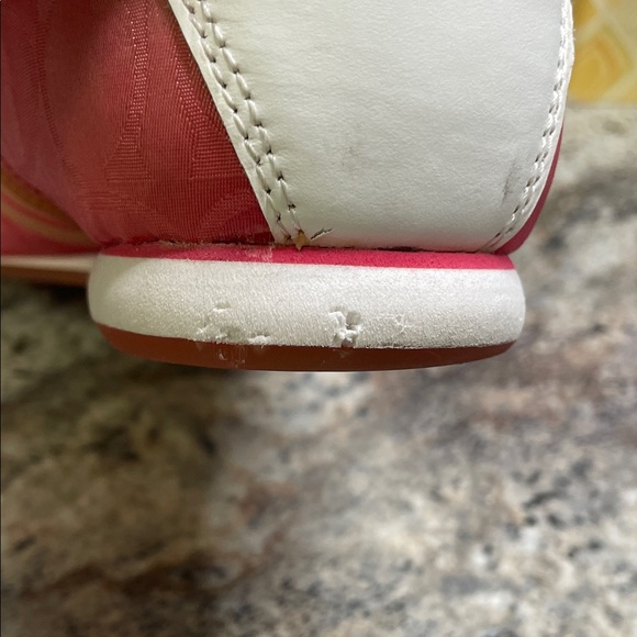 COACH Meredith Sneakers Womens 9.5 Pink Sneakers - Picture 7 of 12
